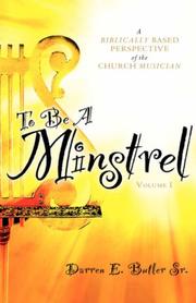 To Be A Minstrel