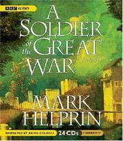 Cover of: A Soldier of the Great War by Mark Helprin