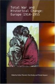 Cover of: Total War and Historical Change: Europe, 1914-1955