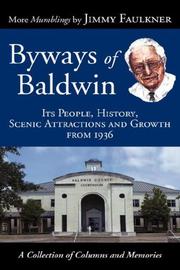 Cover of: Byways of Baldwin: Its People, History, Scenic Attractions and Growth from 1936