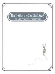 Cover of: The Trail of the Sandhill Stag