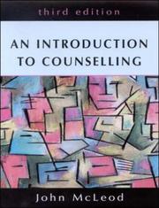 Cover of: An introduction to counselling by McLeod, John