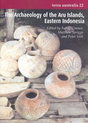 Cover of: The Archaeology Of The Aru Islands, Eastern Indonesia (Terra Australis)