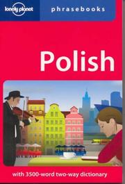 Cover of: Polish: Lonely Planet Phrasebook