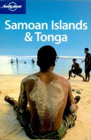 Cover of: Lonely Planet Samoan Islands & Tonga (Lonely Planet Samoan Islands)