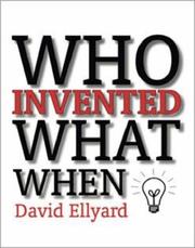 Cover of: Who Invented What When