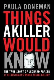 Cover of: Things a Killer Would Know by Paula Doneman