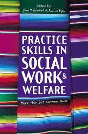 Cover of: Practice Skills in Social Work & Welfare: More Than Just Common Sense