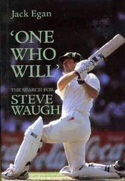 Cover of: 'One Who Will' by Jack Egan