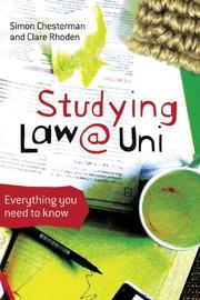 Cover of: Studying Law at University: Everything You Need to Know