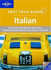 Cover of: Lonely Planet Fast Talk Audio Italian by Lonely Planet Publications