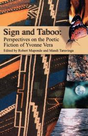 Cover of: Sign and taboo by edited by Robert Muponde and Mandivavarira Maodzwa-Taruvinga.