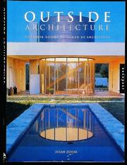 Cover of: Outside architecture: outdoor rooms designed by architects