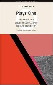 Cover of: Plays One: The Mentalists / Under the Whaleback / The God Botherers (Oberon Modern Playwrights)