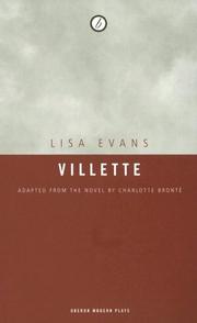 Cover of: Villette (Oberon Modern Plays) by Charlotte Brontë