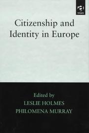 Cover of: Citizenship and identity in Europe