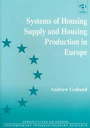 Cover of: Systems of housing supply and housing production in Europe