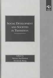 Cover of: Social development and societies in transition