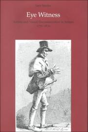 Cover of: Eye witness: artists and visual documentation in Britain 1770-1830