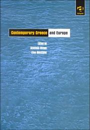 Cover of: Contemporary Greece and Europe by 