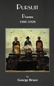 Cover of: Pursuit: poems, 1986-1998