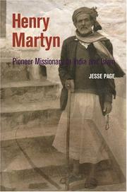 Cover of: Henry Martyn: Pioneer Missionary to India and Islam