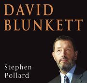 Cover of: David Blunkett by Stephen Pollard