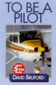 Cover of: To Be a Pilot