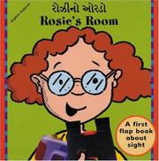 Cover of: Rosie's Room (English-Gujarati) (Senses series)