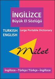 Cover of: Milet Large Portable Dictionary (English-Turkish & Turkish-English) (Dictionary) by Ali Bayram, Kristin P Jones, Kemal Kilic, Ali Bayram, Kristin P Jones, Kemal Kilic