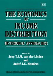 Cover of: The economics of income distribution: heterodox approaches