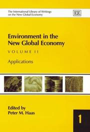 Cover of: Environment in the New Global Economy (2 Volume Set) (The International Library of Writings in the New Global Economy Series)