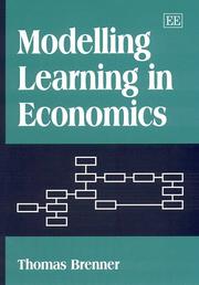 Cover of: Modelling Learning in Economics by Thomas Brenner