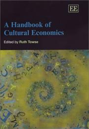 Cover of: A handbook of cultural economics