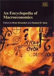 Cover of: An Encyclopedia of Macroeconomics