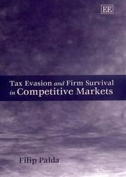 Cover of: Tax Evasion and Firm Survival in Competitive Markets