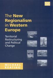 Cover of: The New Regionalism in Western Europe: Territorial Restructuring and Political Change