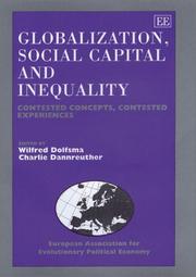 Cover of: Globalisation, social capital, and inequality by edited by Wilfred Dolfsma, Charlie Dannreuther.
