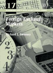 Cover of: Foreign exchange markets