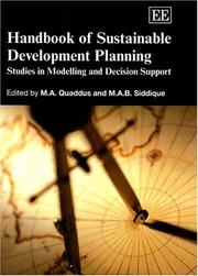 Cover of: Handbook of Sustainable Development Planning by M. A. Quaddus, Muhammed Abu B. Siddique