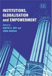 Cover of: Institutions, globalisation, and empowerment | 