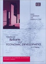 Cover of: Financial reform and economic development in China