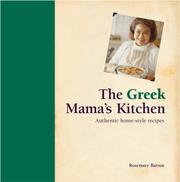 Cover of: The Greek Mama's Kitchen by Rosemary Barron, Rosemary Barron