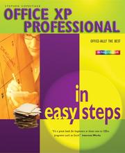 Cover of: Office XP Professional in Easy Steps by Stephen Copestake