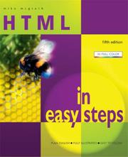 Cover of: HTML in Easy Steps (In Easy Steps)
