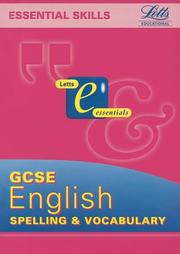 Cover of: General Certificate of Secondary Education Spelling and Vocabulary Book (GCSE Essentials)