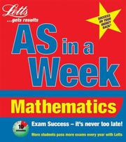 Cover of: Mathematics (Revise AS Level in a Week) by Catherine Brown