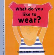 Cover of: What do you like to wear?