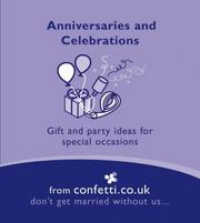 Cover of: Anniversaries and Celebrations (Confetti Mini Books)