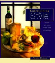 Cover of: Entertaining in Style: A Year of Recipes, Menus & Celebrations